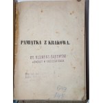 MĄCZYŃSKI Józef - Pamiątka z Krakowa. Opis tego...T. 1, 1845
