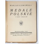 GUMOWSKI Marjan - Medale Polskie. Z XXXIV tablicami, 1925