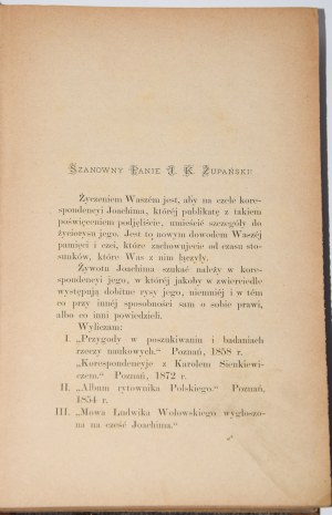 LELEWEL Joachim - Listy do rodzeństwa pisane. T.1, Poznań 1878