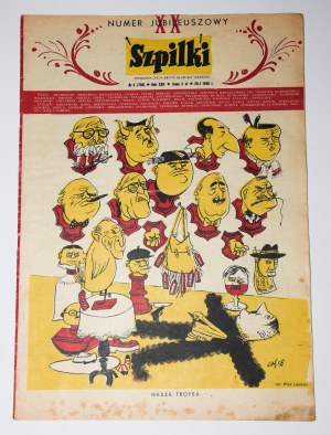 Szpilki 1956, ilustr. Eryk Lipiński, Jerzy Flisak, Maja Berezowska i inni..
