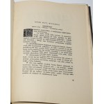 WILDER Hieronim - Grafika. Drzeworyt, miedzioryt, litografja. Wskazówki dla bibljotekarzy i miłośników sztuki [...]