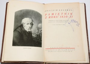 LELEWEL Joachim - Pamiętnik z roku 1830-31