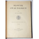 KARŁOWICZ Jan - Słownik gwar polskich, T. 6, 1911