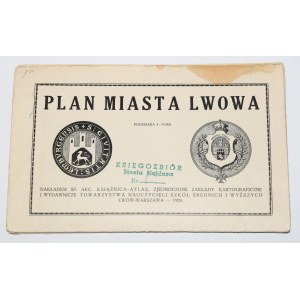 Plan miasta Lwowa 1929 rok, nakładem Sp. Akc. Książnica-Atlas