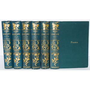 POE Edgar Allan - The works of..., 1-6 komplet, Londyn 1896