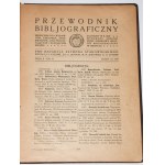 PRZEWODNIK bibljograficzny. Seria II. Tom VI Zeszyt 13. 1925. [żart bibliofilski]
