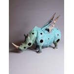 D.Z., Winged Rhino (Bronze, height 29 cm)
