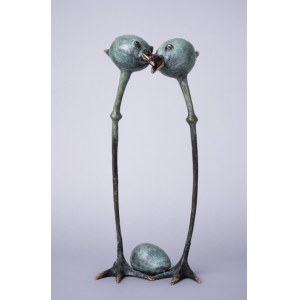 I.K., Rodina roste (bronz, výška 41 cm)