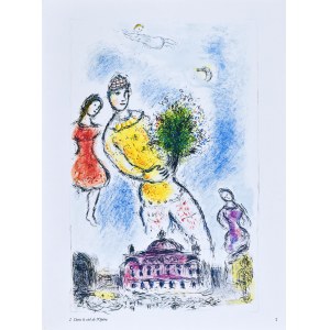 Marc CHAGALL (1887 - 1985), Dans le ciel de l'Opera