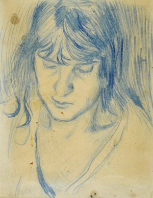 Stanisław KAMOCKI (1875-1944), Studium portretowe dziewczyny, ok. 1900