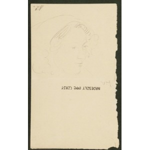Wlastimil HOFMAN (1881-1970), Głowa młodej kobiety - szkic