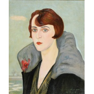Wlastimil HOFMAN (1881-1970), Portret kobiety, 1927