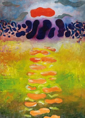 Jan PAMUŁA (ur. 1944), Kompozycja abstrakcyjna, 1970