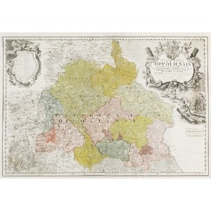 Johannes Wolfgang WIELAND (czynny 1723-1738), Mapa Księstwa Opolskiego
