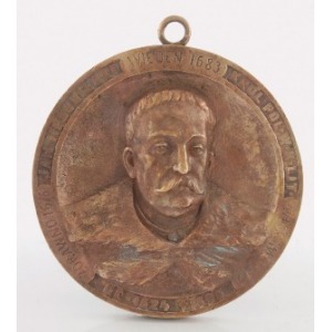 Jan KRYŃSKI (1850-1890) - modeler, Medalion „Jan III Sobieski”