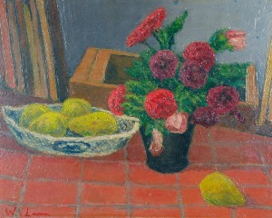 Władysław LAM (1893-1984), Martwa natura - kwiaty, ok. 1924