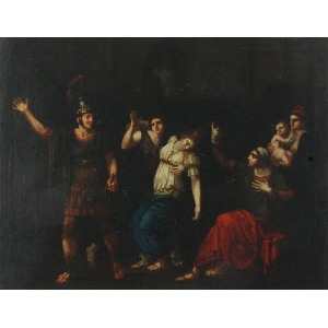 Malarz nieokreślony, XVIII w., Scena antyczna