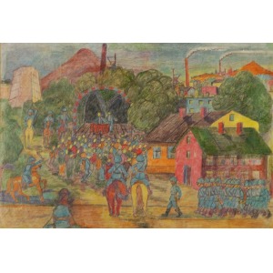 Paweł WRÓBEL (1913-1984), L'invasion de l'armée polonaise à Szopienice