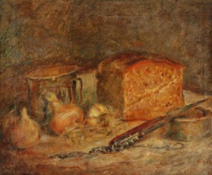 Stanisław APPENZELLER (1901-1980), Martwa natura z chlebem