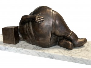 Jerzy Duda-Gracz ( 1943 - 2004 ), rzeźba według obrazu Jerzego Dudy-Gracza 