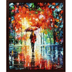 Roman MARCINIAK, Walking in the Rain, 2020