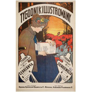 Maurycy Lilien (1874-1925), Winieta Tygodnika Ilustrowanego, 1900 [wersja rosyjsko-polska]