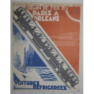 Wystawa Kolonialna 1931 - Kolej Paryż - Orlean - klimatyzacja