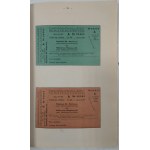 Zbiór wzorów biletów kolejowych,1949