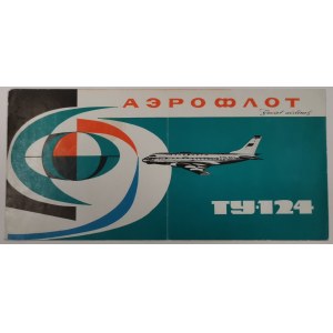 Aerofłot -broszura reklamowa TU 124