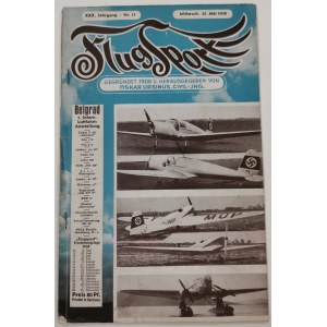 Flugsport, nr 11/1938, m.in. o RWD 17