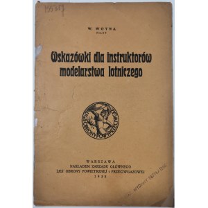Woyna W., modelarstwo lotnicze, 1930 r.