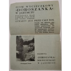 Jaremcze, dom „Doboszanka”,lata 1930-te