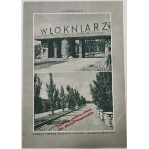[Kraków] Włókniarz - otwarcie stadionu, 1952