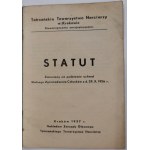 Statut Tatrzańskiego Towarzystwa Narciarzy, 1937