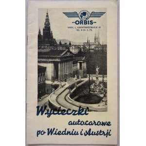Orbis - Wycieczki autocarowe po Wiedniu i Austrii, 1936