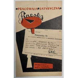 [Program] Prac. Satyr. Pineska - Ładny gips, 1957