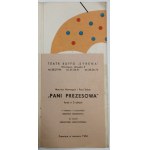 [Program] Teatr Syrena, Pani Prezesowa, 1966