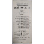 [Program] Teatr Współczesny, W-wa, Dożywocie Fredry,1963