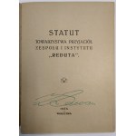 Statut Tow. Przyj. Zesp. i Inst. Reduta, 1923