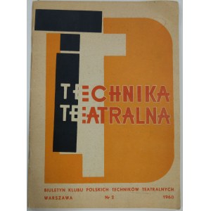 Technika Teatralna, r. 1960 nr 2