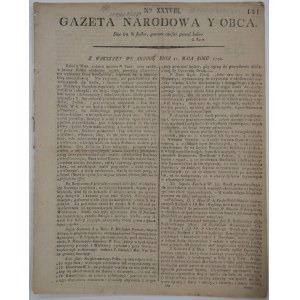 [Konstytucja 3 Maja] Gazeta Narodowa y Obca, 1791