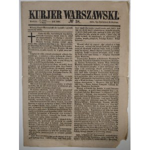 Żałoba narodowa 19II(2III) 1861, Kurier Warszawski