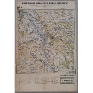 Karpowicza mała mapa okolic Warszawy, ark. 4, po 1929r.