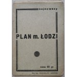 [Łódź] Plan m. Łodzi, Maks. Serwiński, z/po 1936 r.