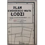 [Łódź] Plan m. Łodzi, Maks. Serwiński, z/po 1936 r.
