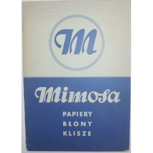 [Katalog] Mimosa- papiery, błony, klisze, 1941