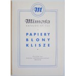 [Katalog] Mimosa- papiery, błony, klisze, 1941