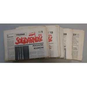 Solidarność - tygodnik, całka nr 1-37, 1981 r.