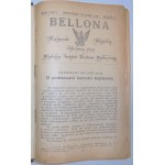BELLONA. R.1922 z. styczeń - wrzesień oprawione