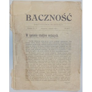 Baczność - nr 6/7 z 1907r., Wł. Skoczylas